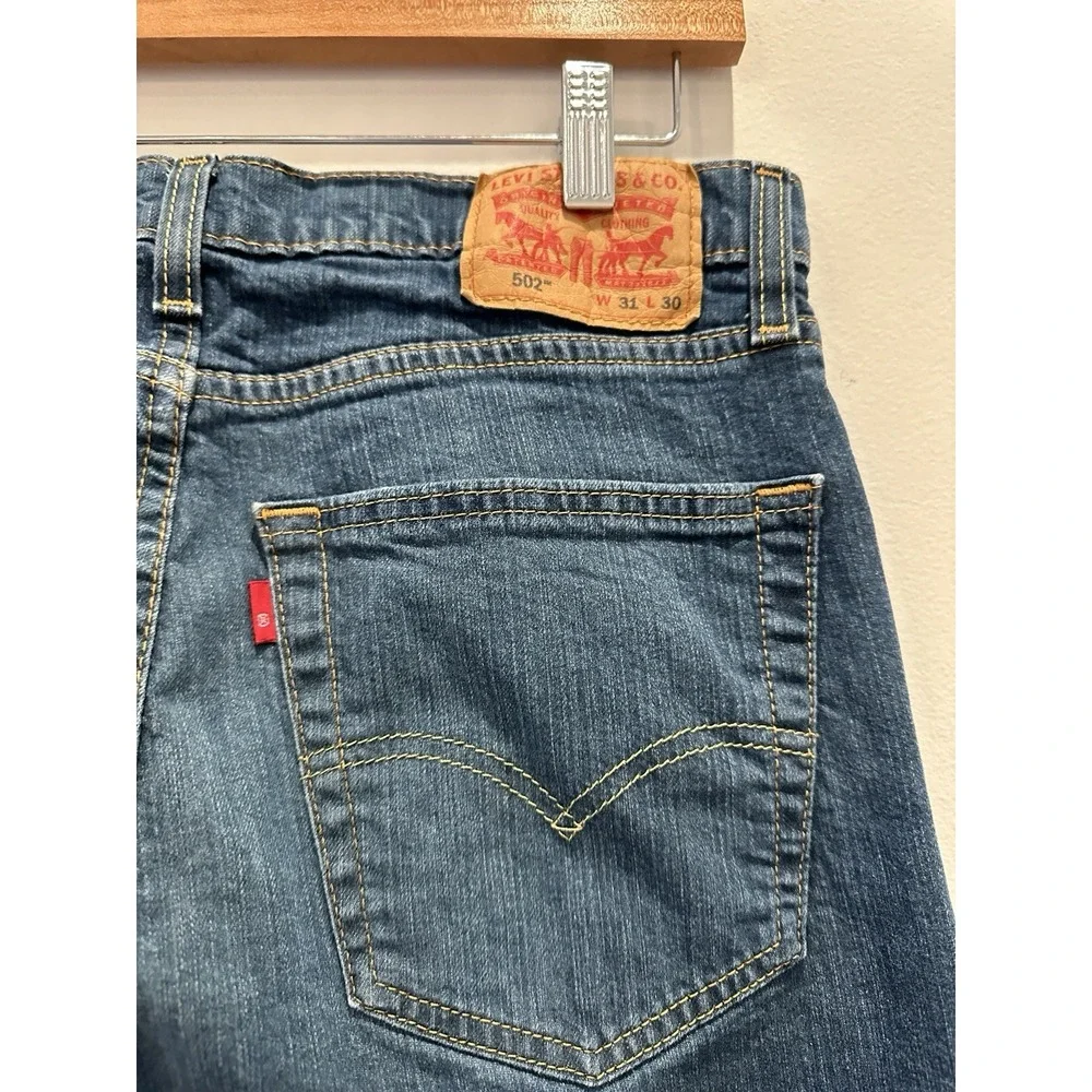 Levis 502 Rare Blank Red Tab Trademark 